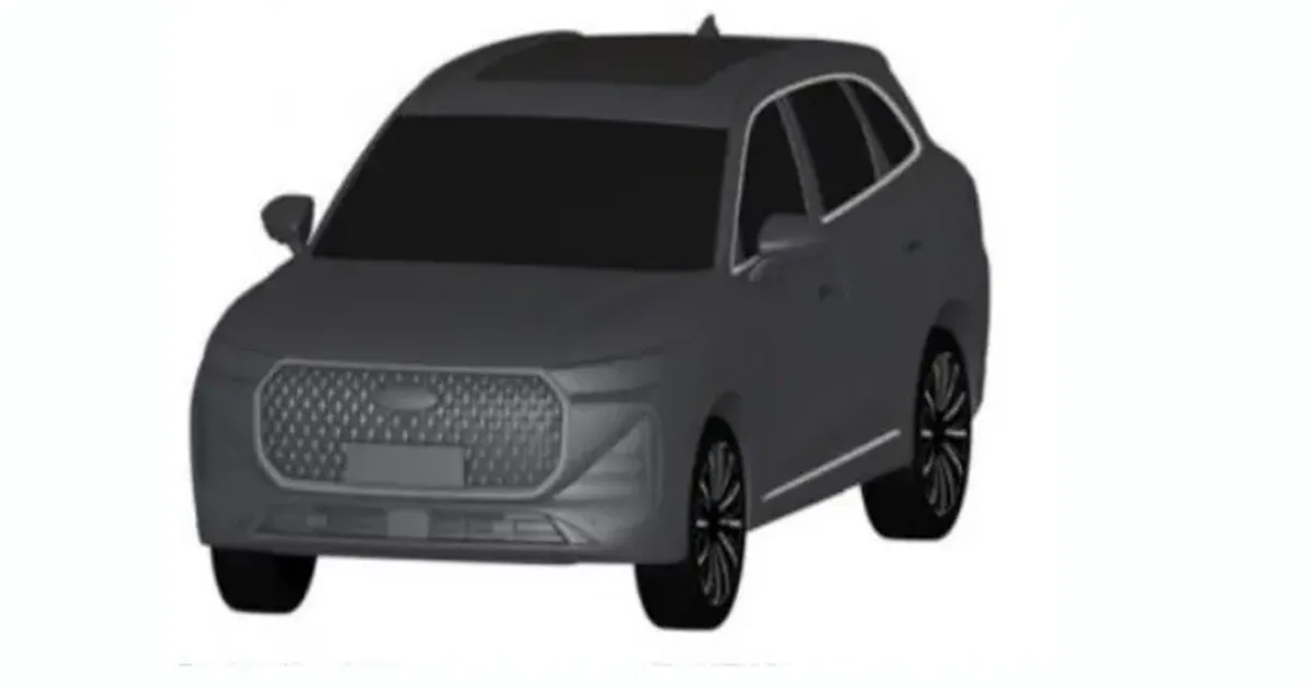 Chery Tiggo 8 design patent