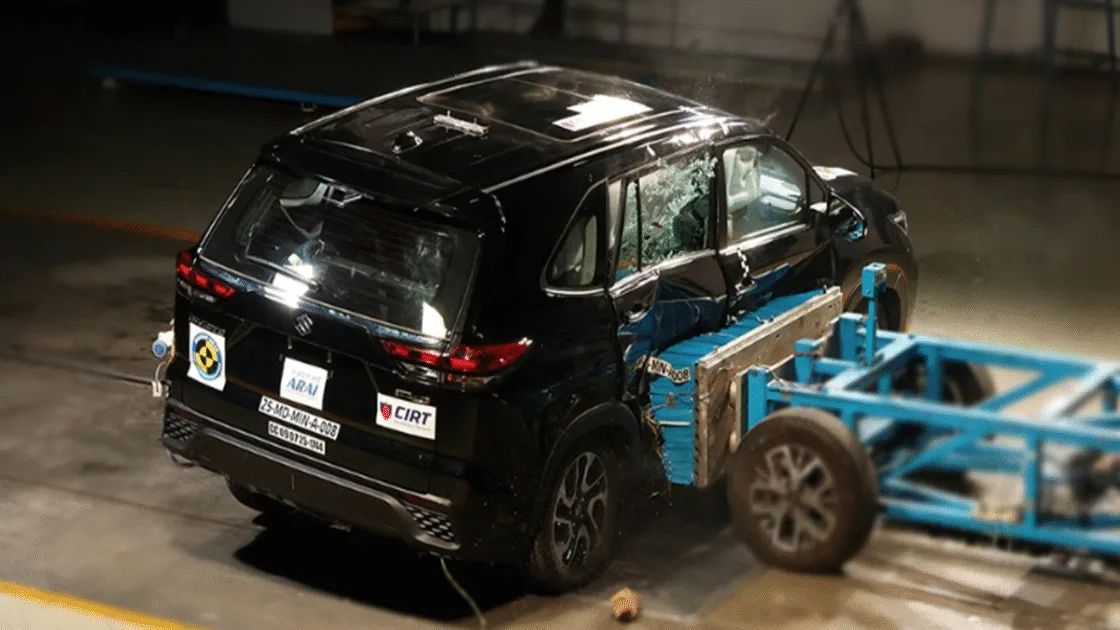 Maruti Suzuki Invicto Secures 5-Star Rating