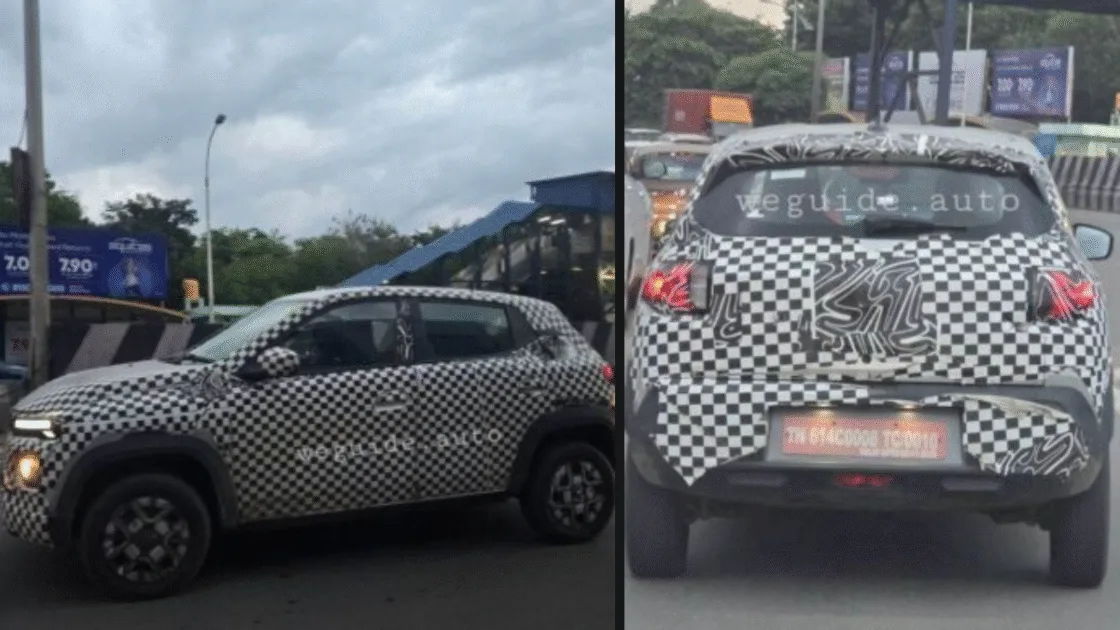 Renault Kwid EV Caught Testing In India