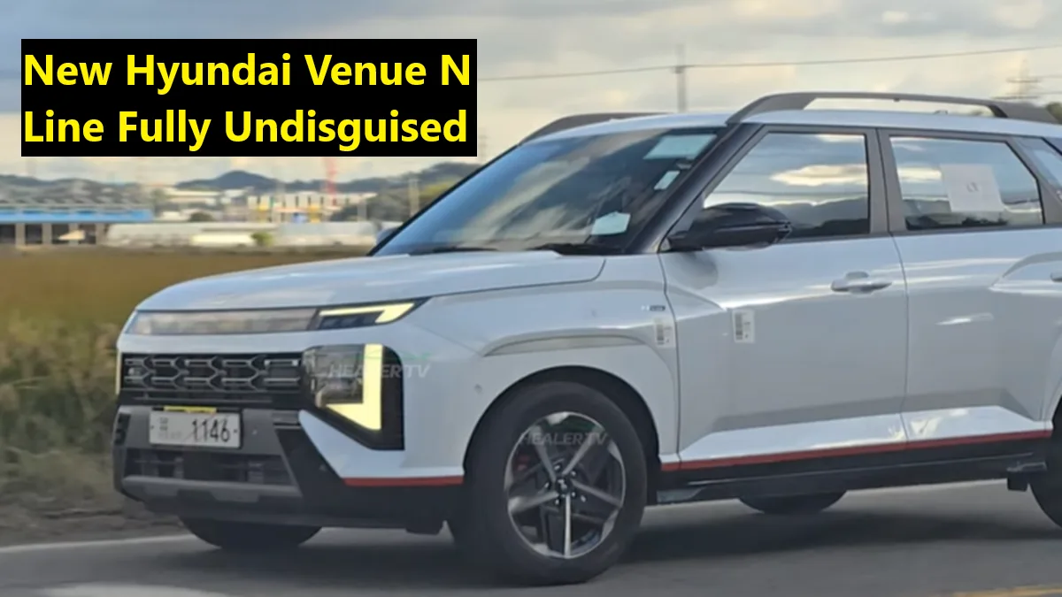 New Hyundai Venue N Line Fully Undisguised