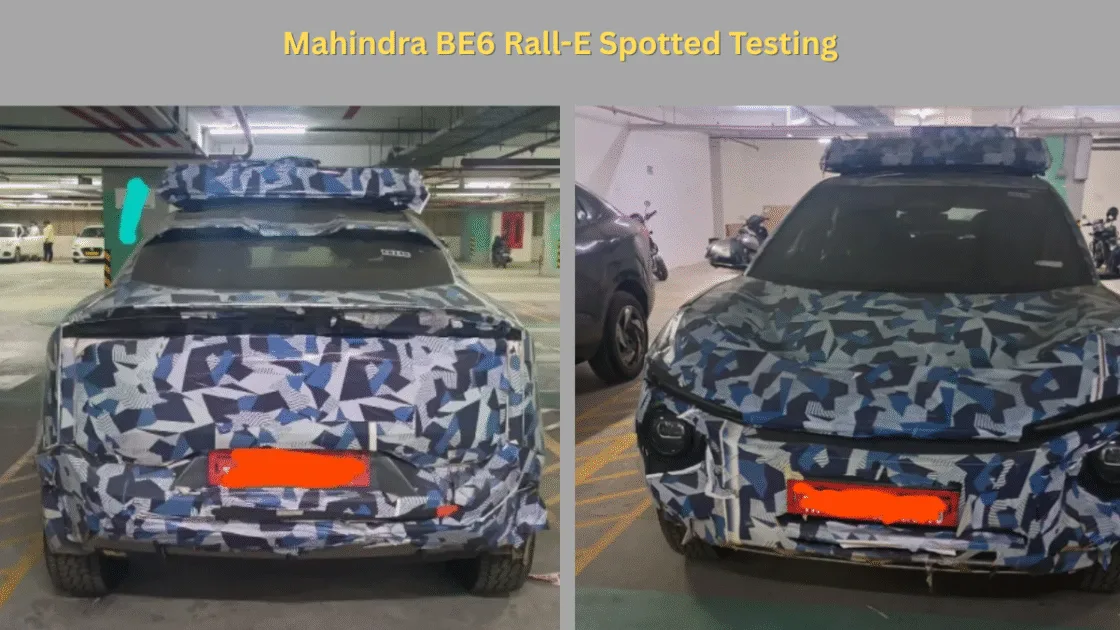 Mahindra BE6 Rall-E Electric SUV Spotted Testing In India
