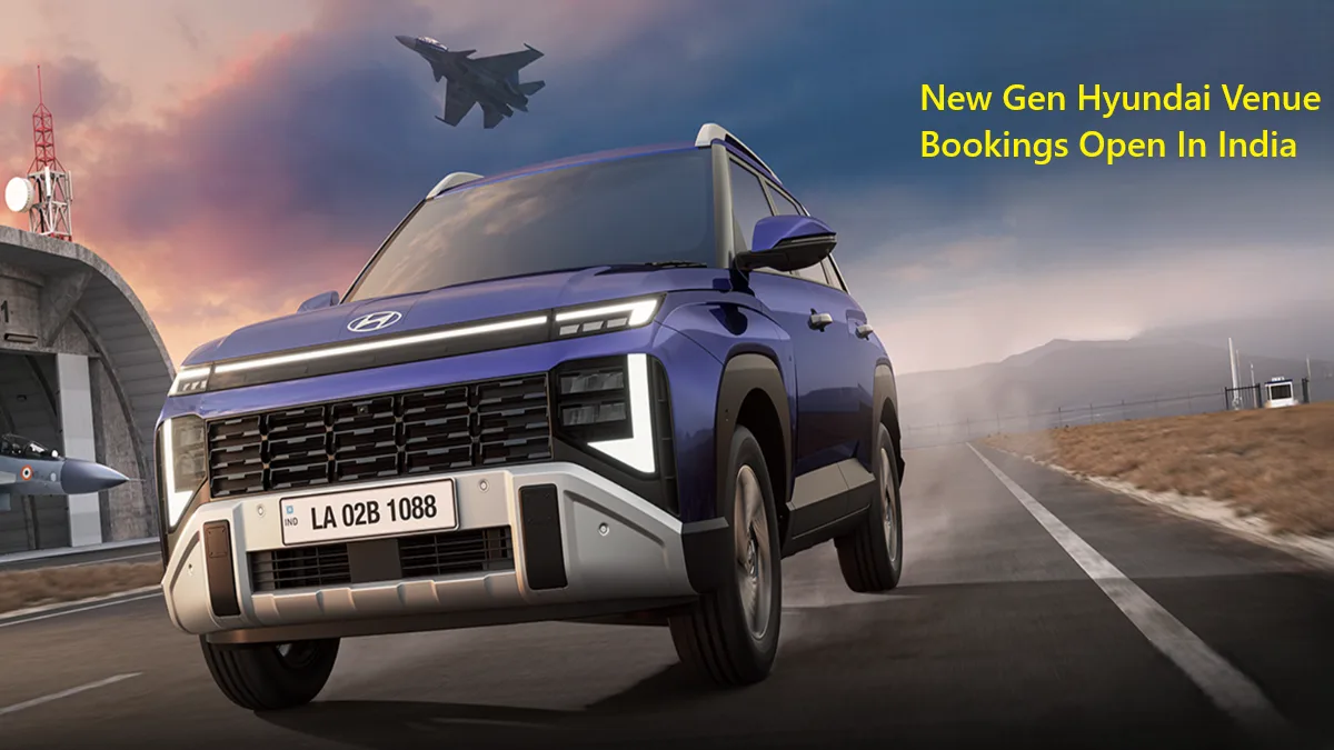 New Gen Hyundai Venue Bookings Open In India