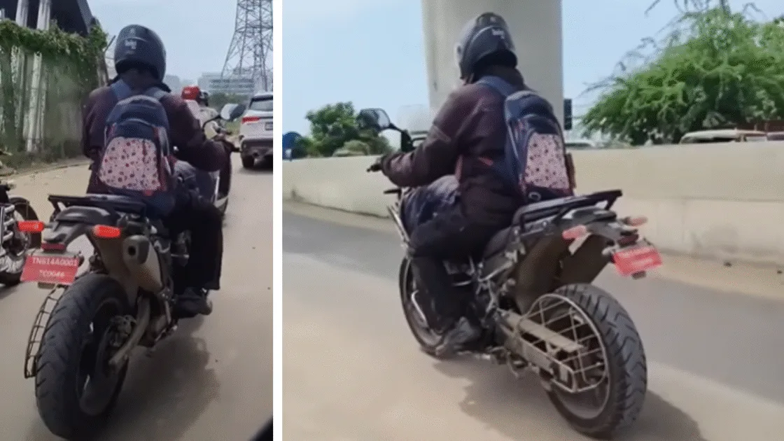 Royal Enfield Himalayan 750 spotted Testing in India