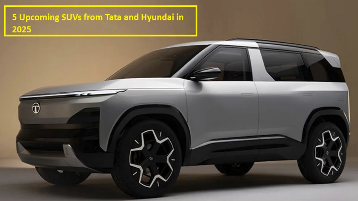5 Upcoming SUVs from Tata and Hyundai in 2025