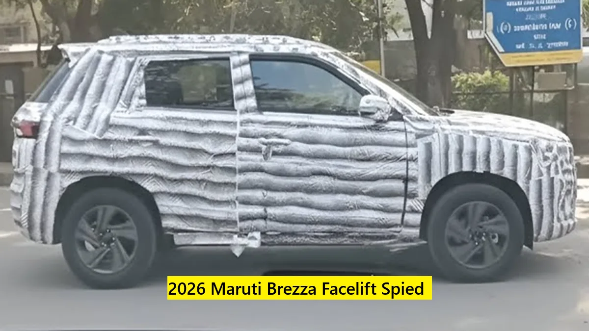 2026 Brezza Facelift Spied