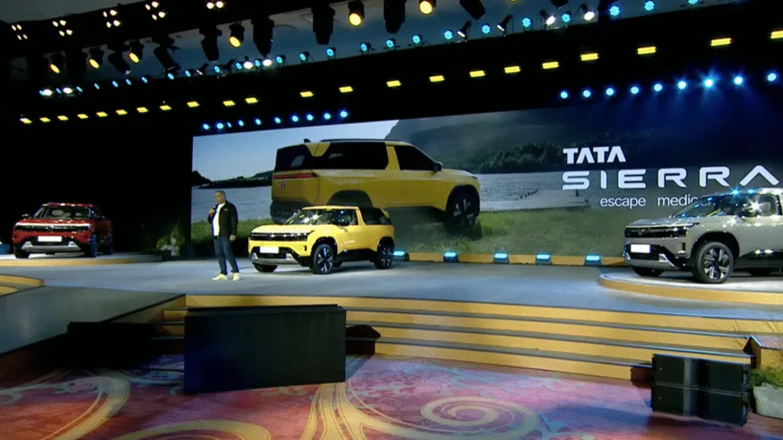 Tata Sierra Variant Wise Features Detailed